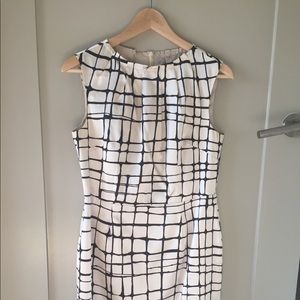 High neck banana republic dress